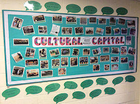 Cultural Capital display board